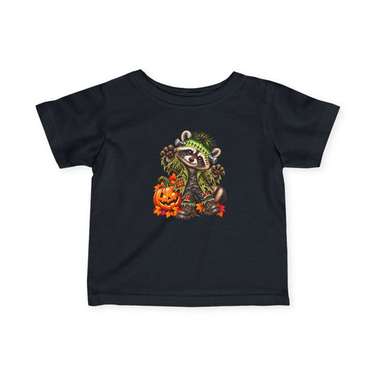 Halloween Frankenstein Raccoon Infant Tee