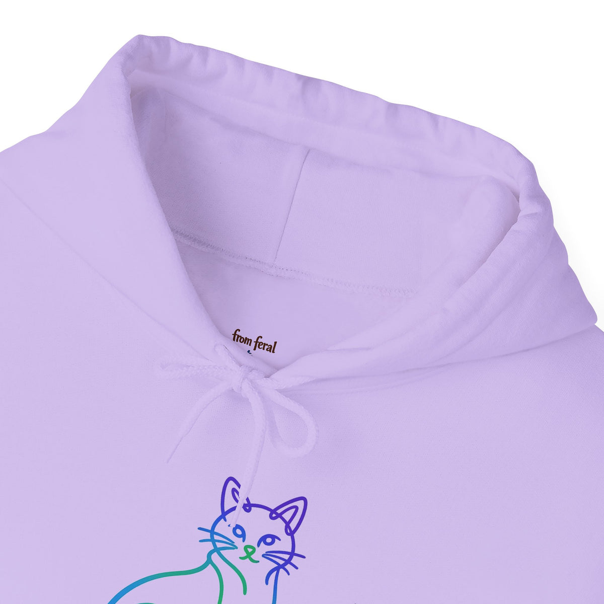 Northern Lights Cat Hooded Sweatshirt
