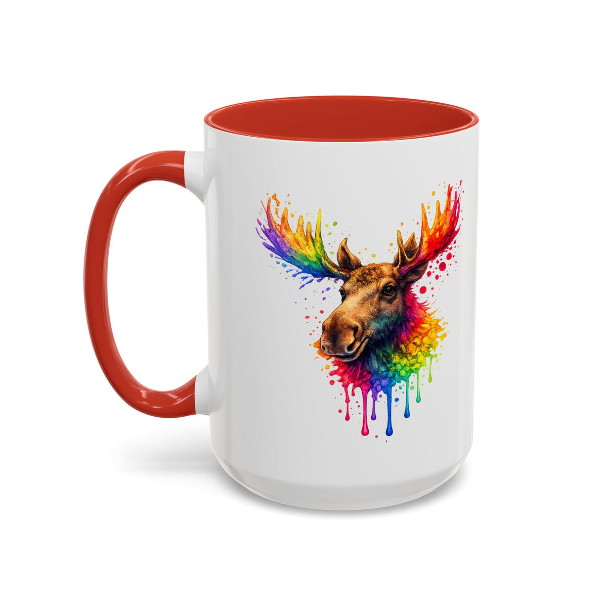 Watercolor Moose Coffee Mug  (11/15oz)