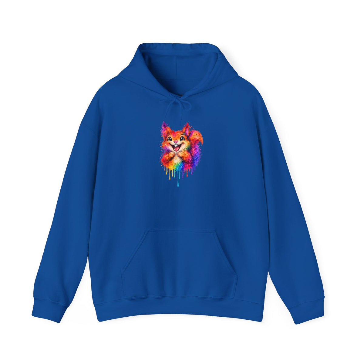 Watercolor Squirrel Hooded Sweatshirt