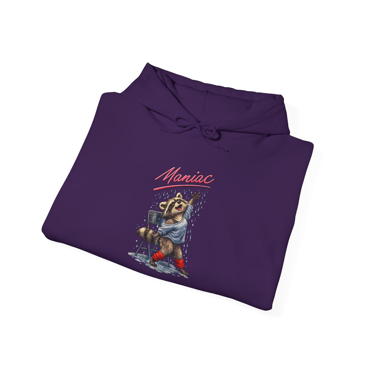Dancing Raccoon "Maniac" Hooded Sweatshirt