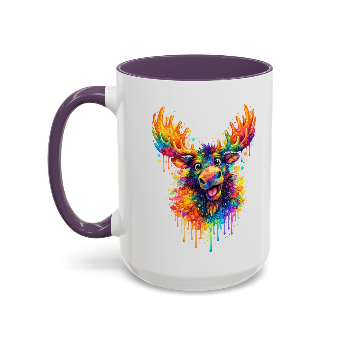 Watercolor Moose Coffee Mug  (11/15oz)