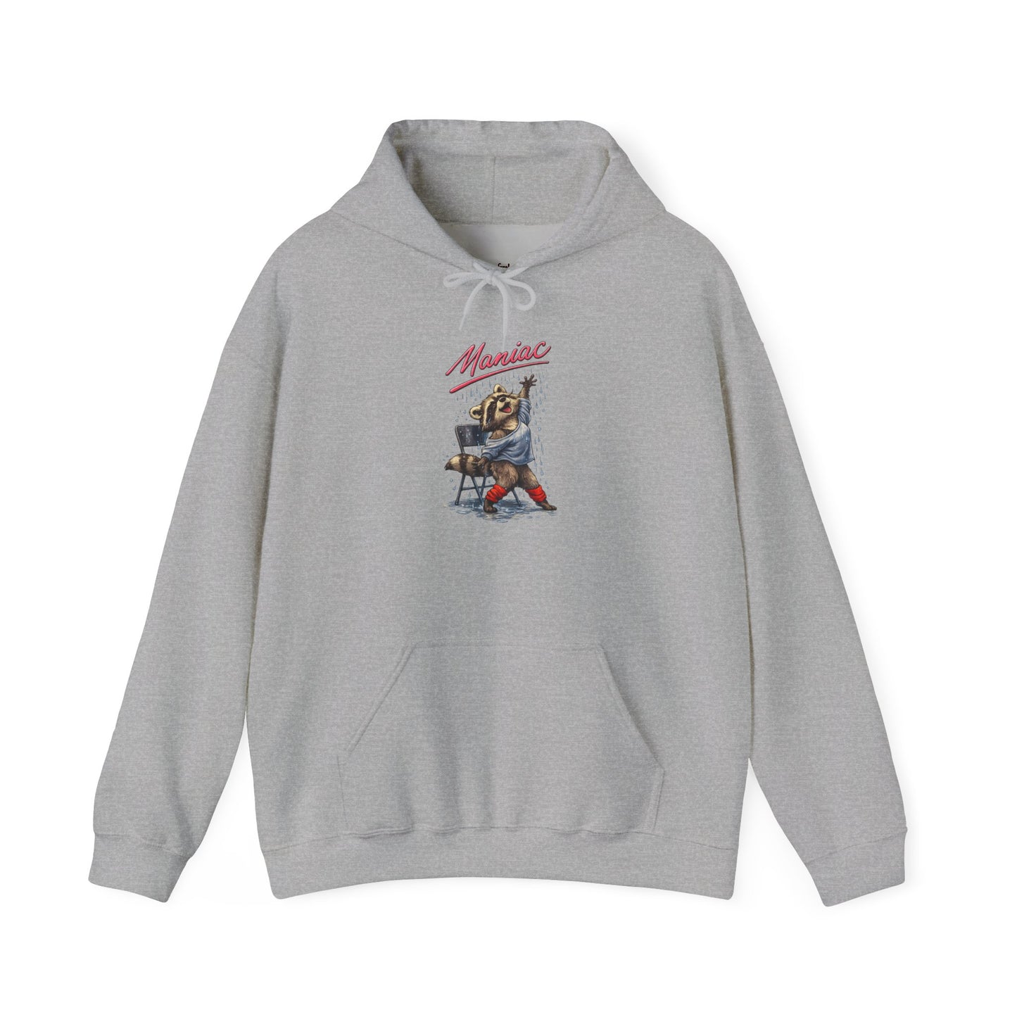 Dancing Raccoon "Maniac" Hooded Sweatshirt
