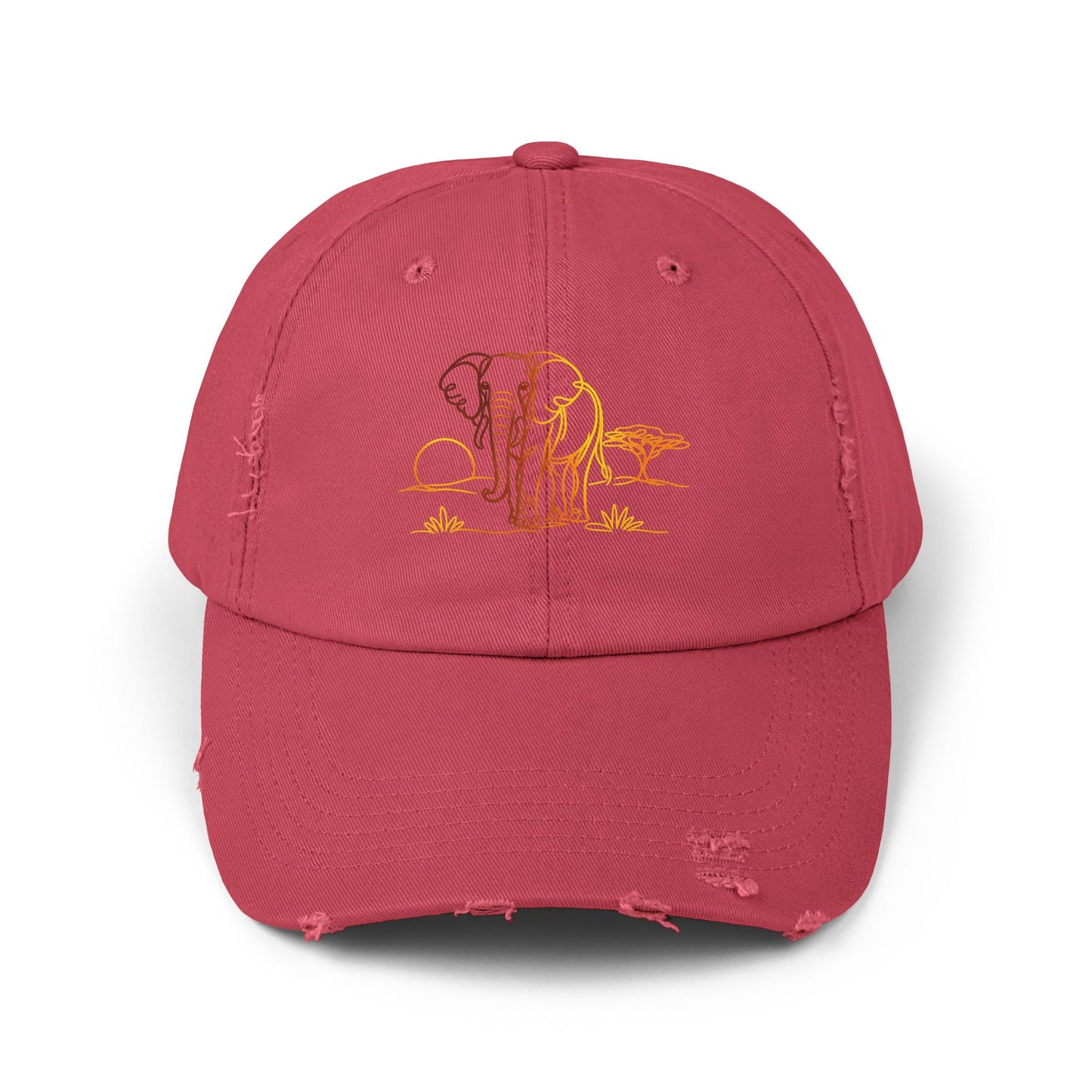 Safari Elephant | Distressed Cap