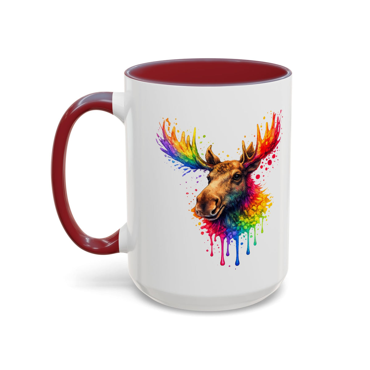 Watercolor Moose Coffee Mug  (11/15oz)