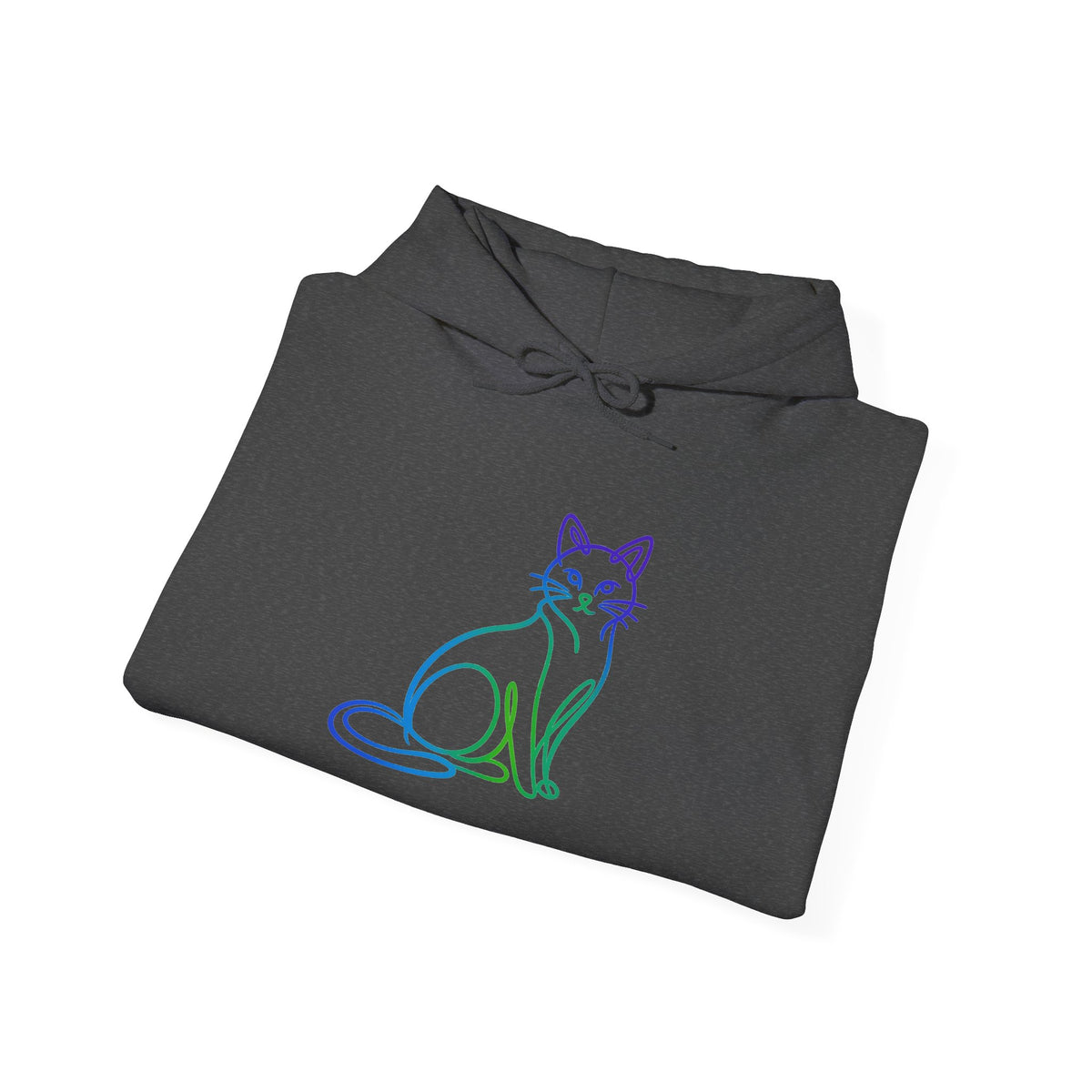 Northern Lights Cat Hooded Sweatshirt