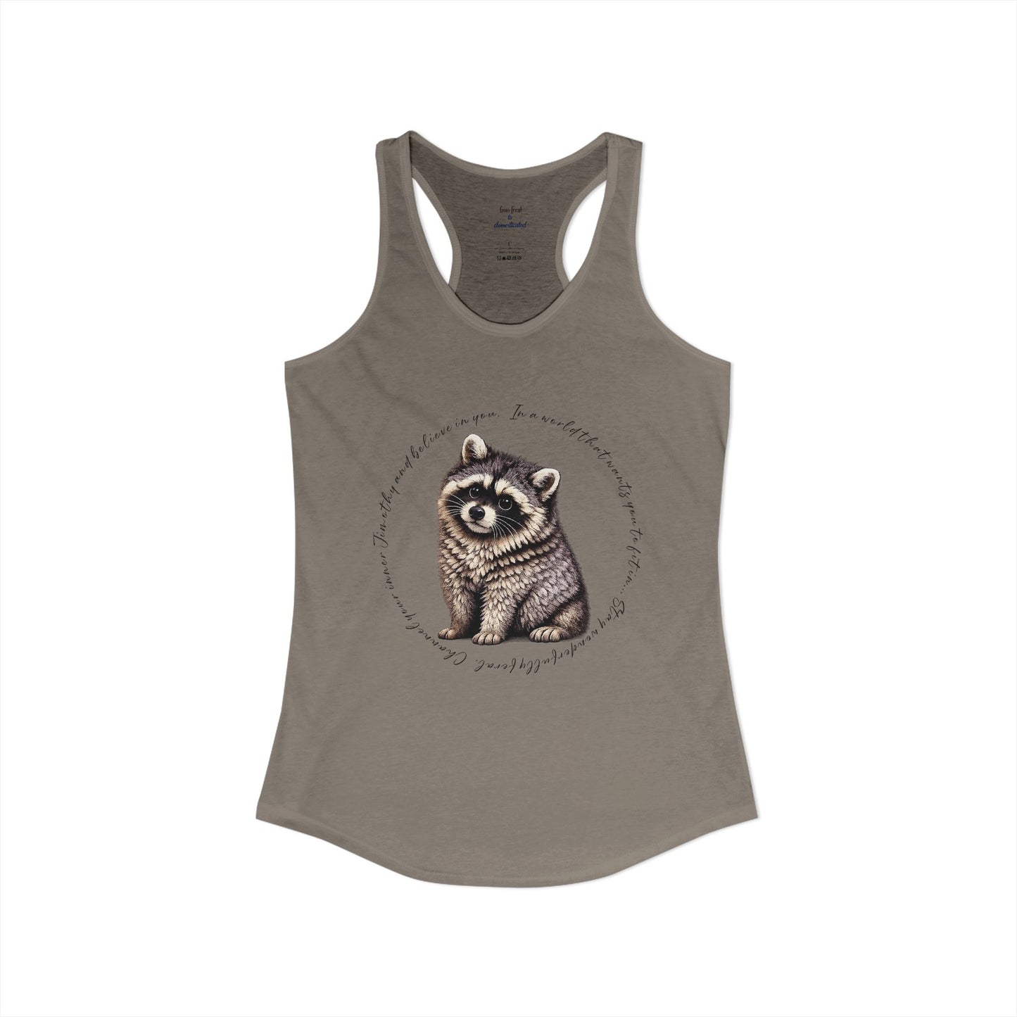Jimothy Raccoon Racerback Tank