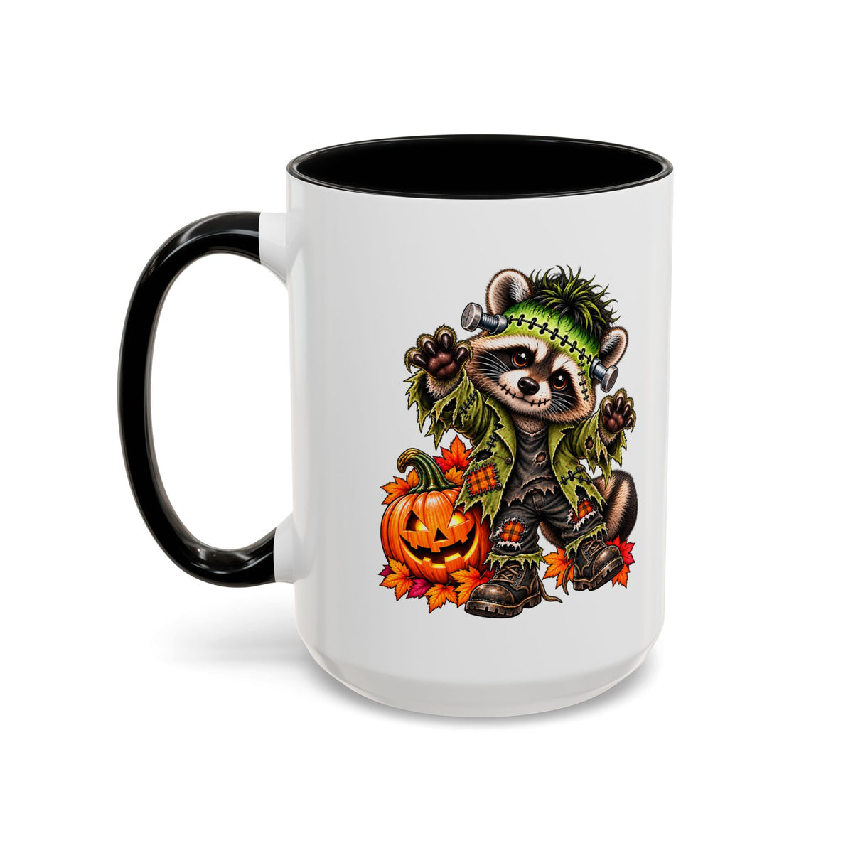 Halloween Frankenstein Raccoon Coffee Mug  (11/15oz)