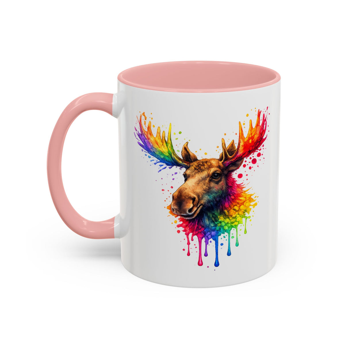 Watercolor Moose Coffee Mug  (11/15oz)