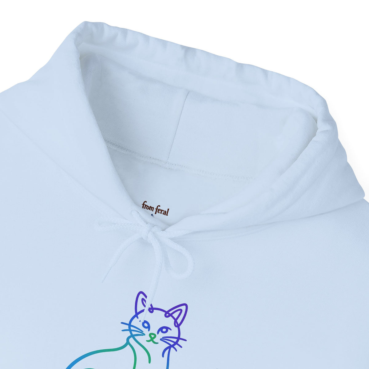 Northern Lights Cat Hooded Sweatshirt