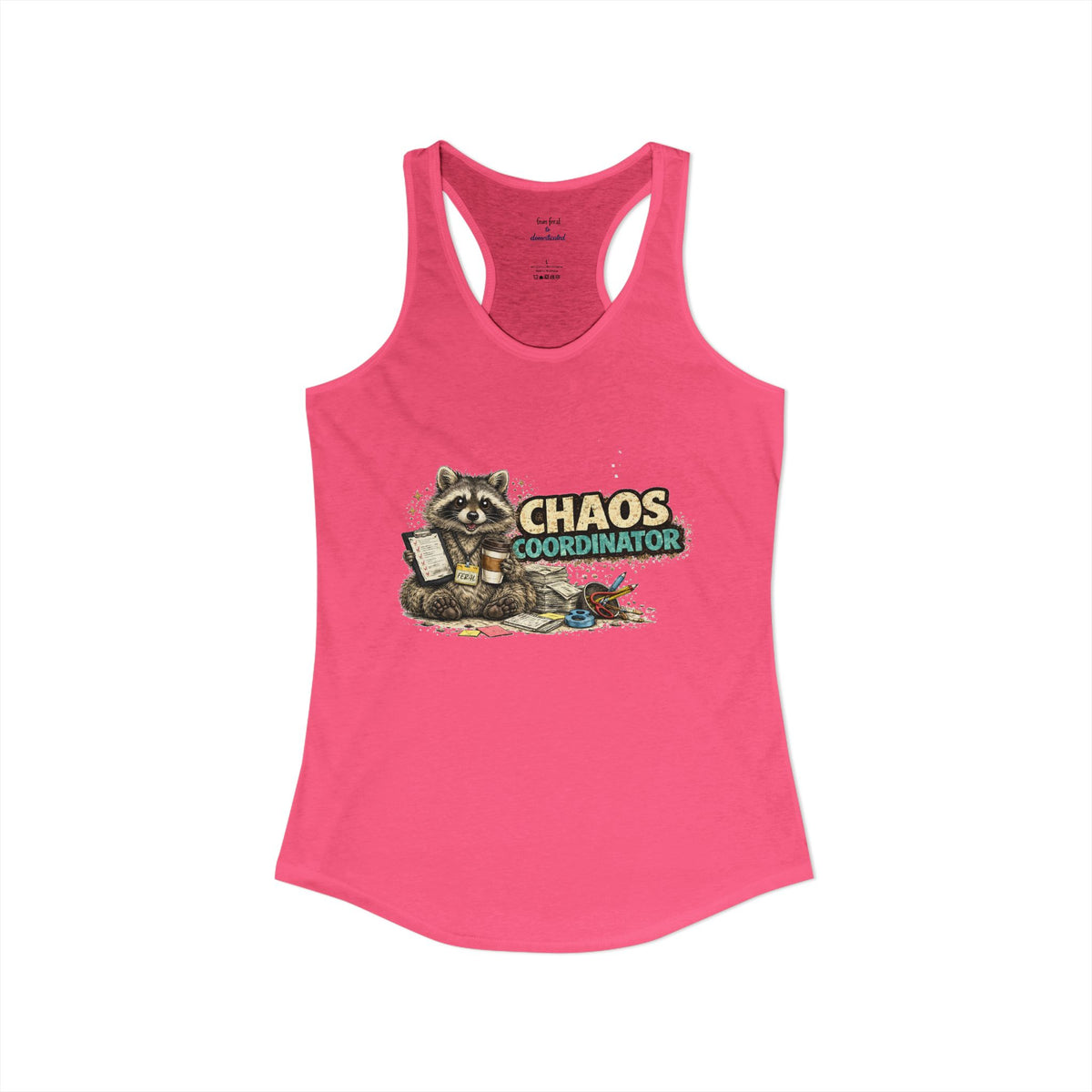 Chaos Coordinator Racerback Tank