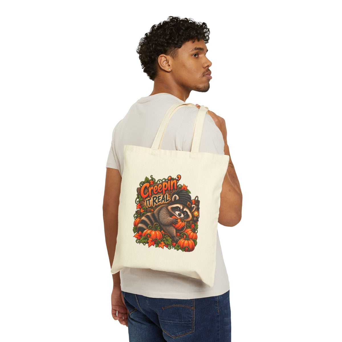 Creepin' Raccoon Tote Bag