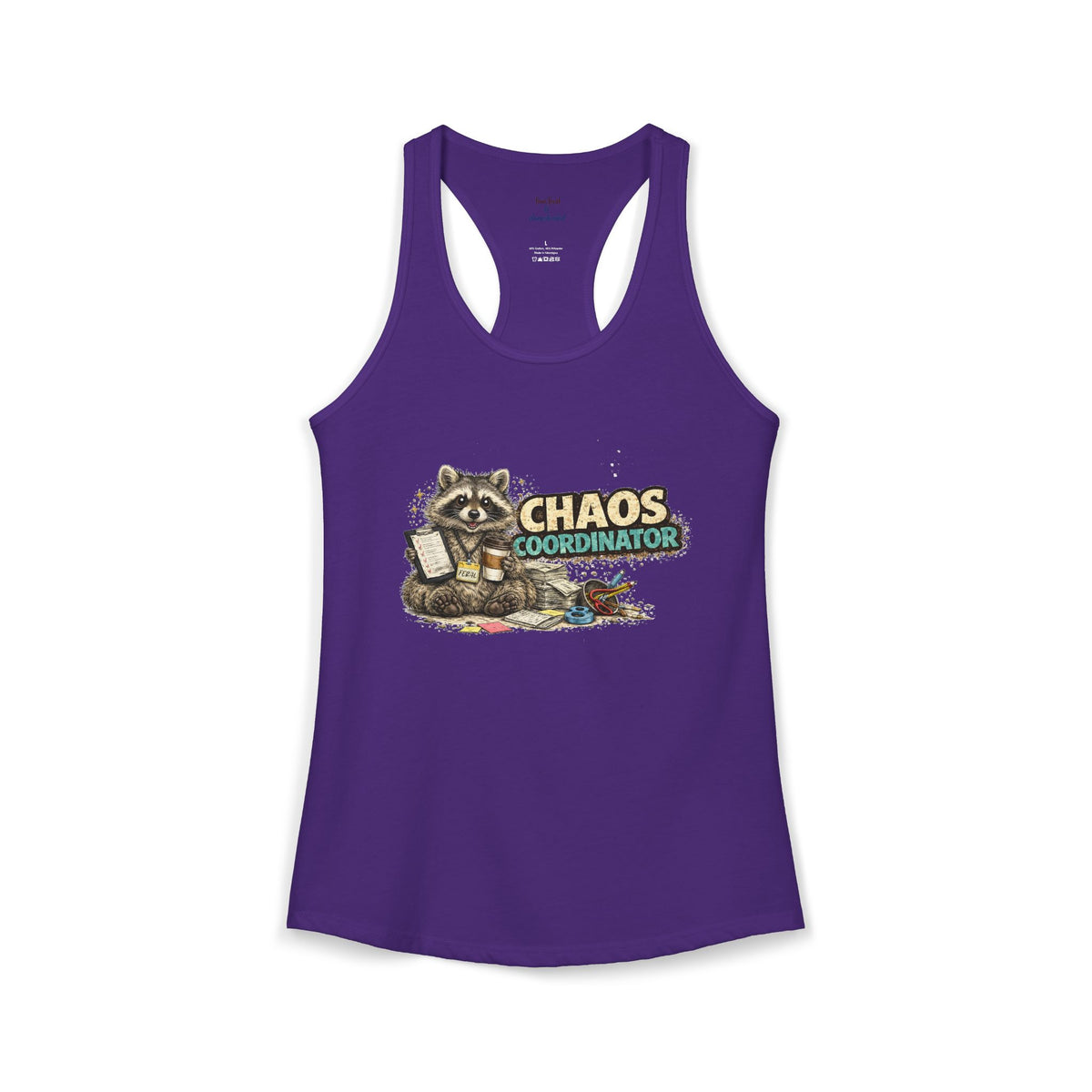 Chaos Coordinator Racerback Tank
