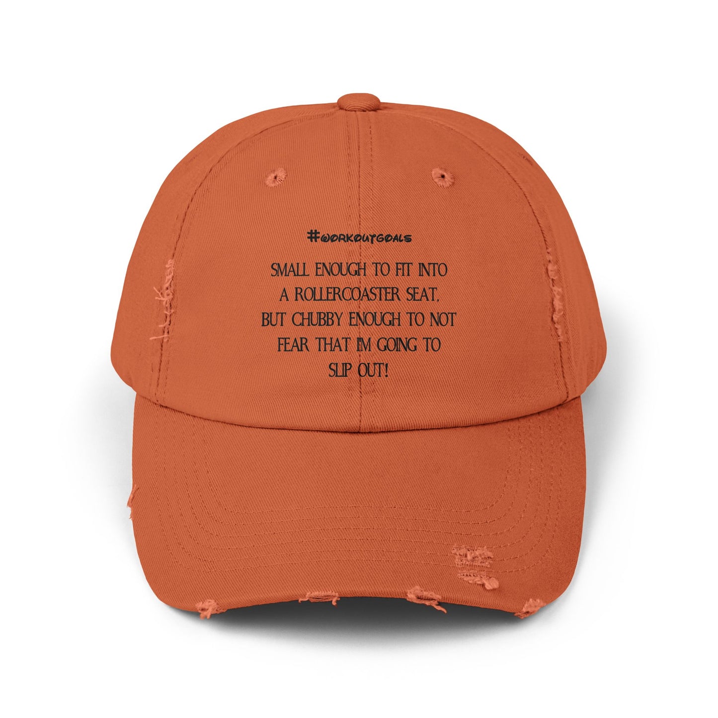 "Workout Goals" Distressed Cap —  Funny Truth Hat
