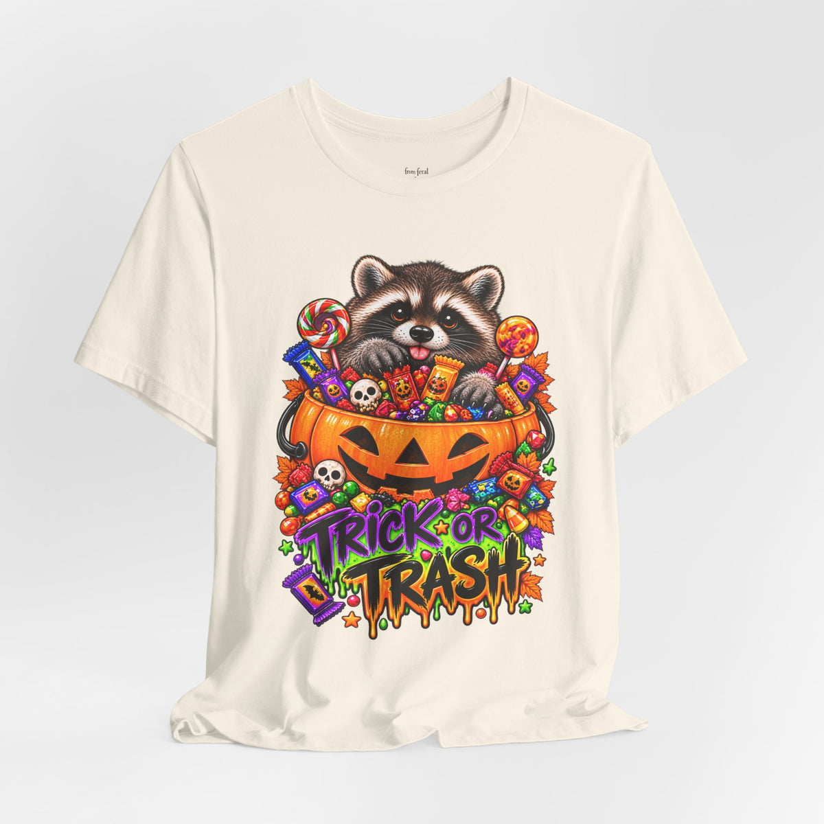 Trick or Trash Raccoon T-Shirt