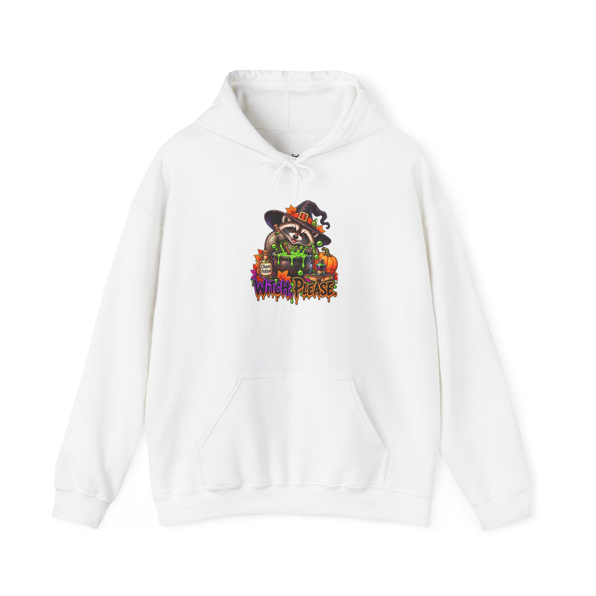 Witch, Please. Raccoon Hooded Sweatshirt