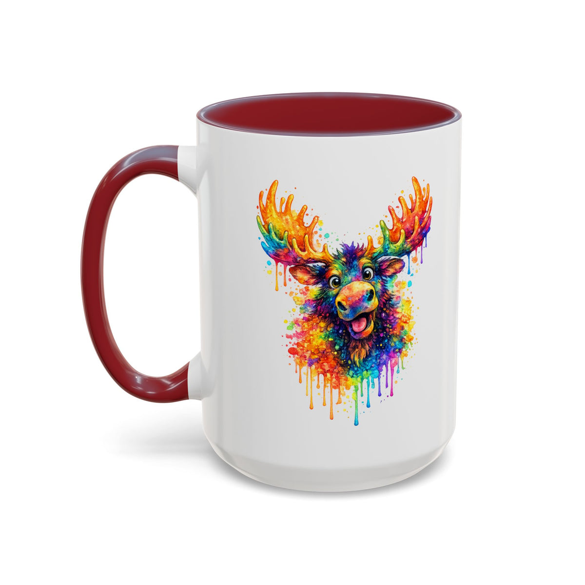 Watercolor Moose Coffee Mug  (11/15oz)