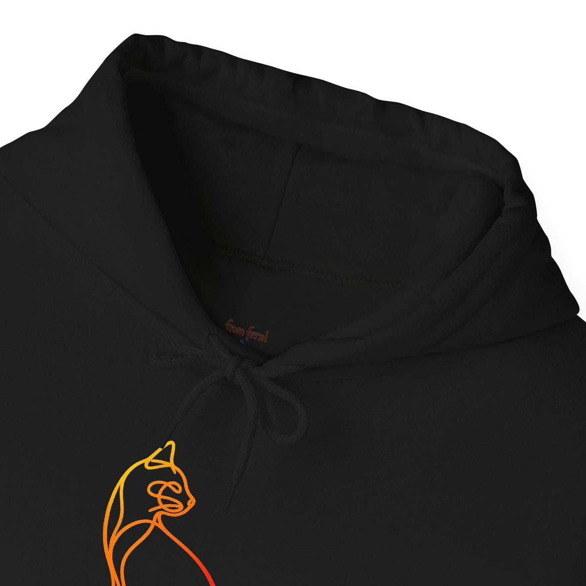 Sunrise Cat Hooded Sweatshirt