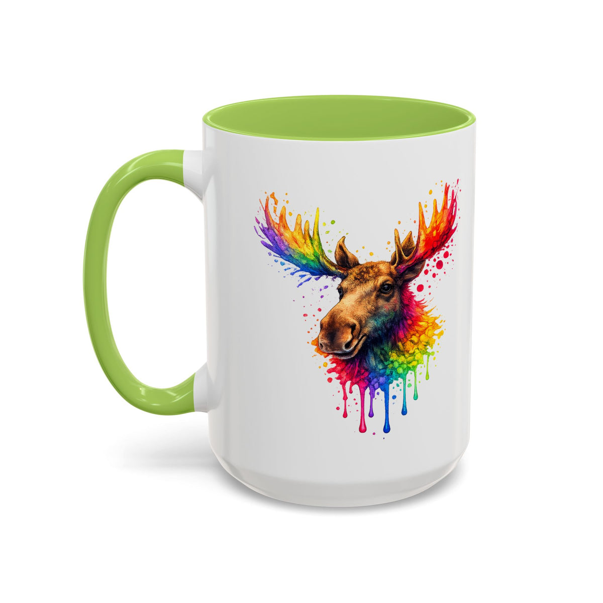 Watercolor Moose Coffee Mug  (11/15oz)