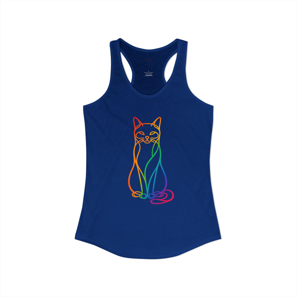 Rainbow Cat Racerback Tank