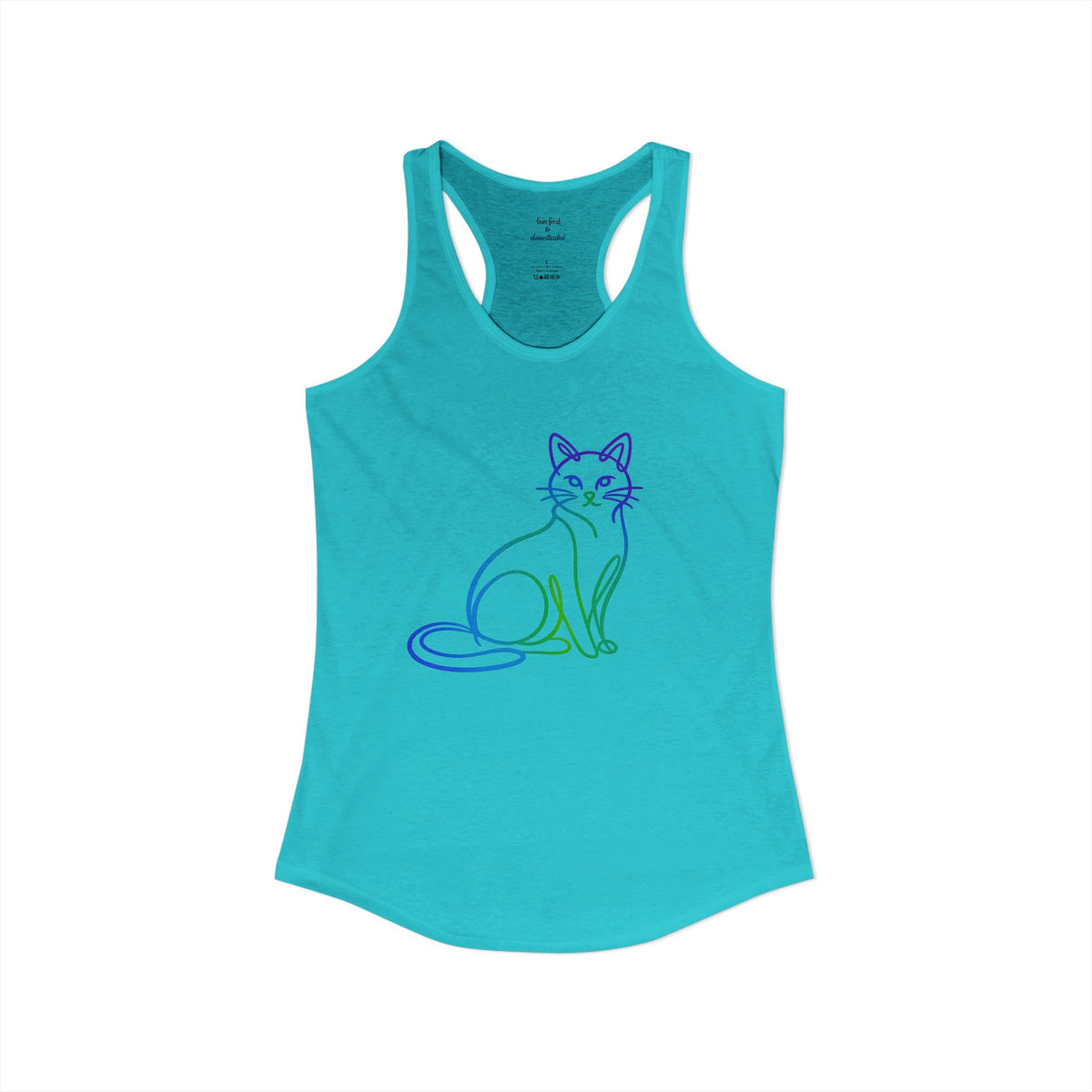 Northern Lights Cat Racerback Tank