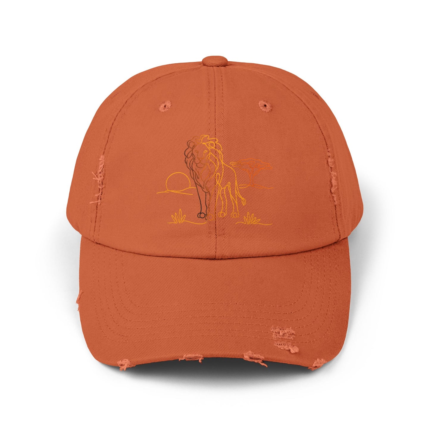 Safari Lion | Distressed Cap