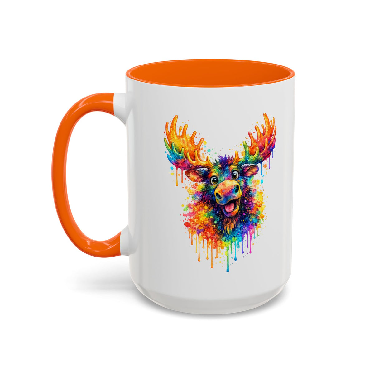 Watercolor Moose Coffee Mug  (11/15oz)