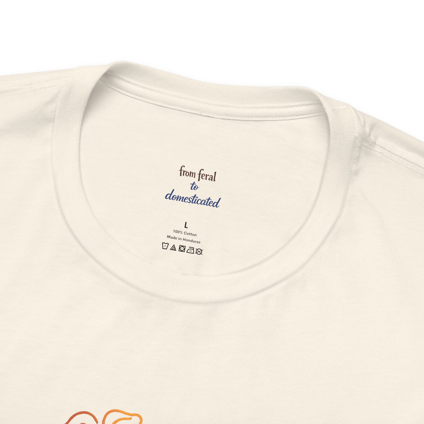 Lion Sunset Tee — Minimal Line Art Safari T-Shirt