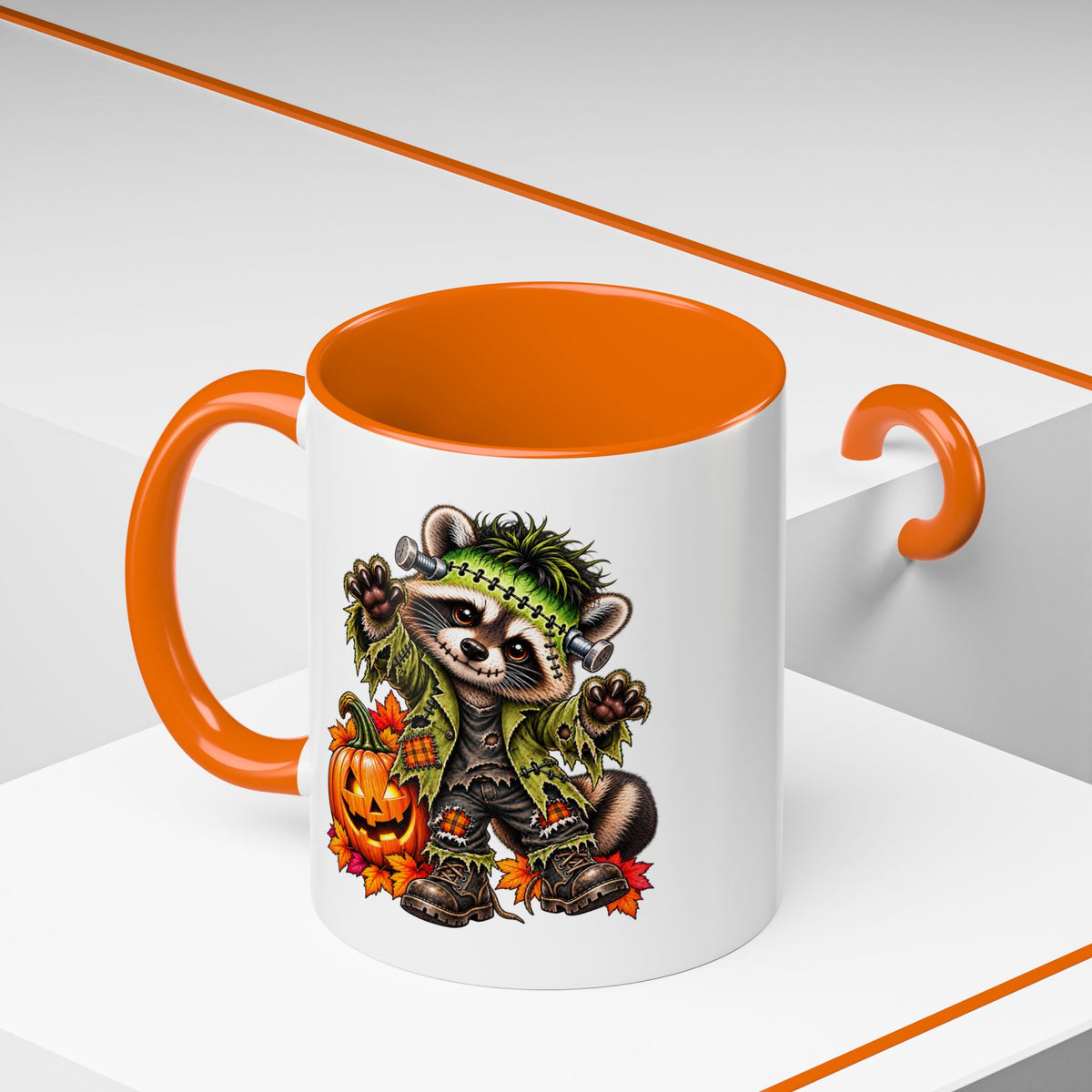 Halloween Frankenstein Raccoon Coffee Mug  (11/15oz)