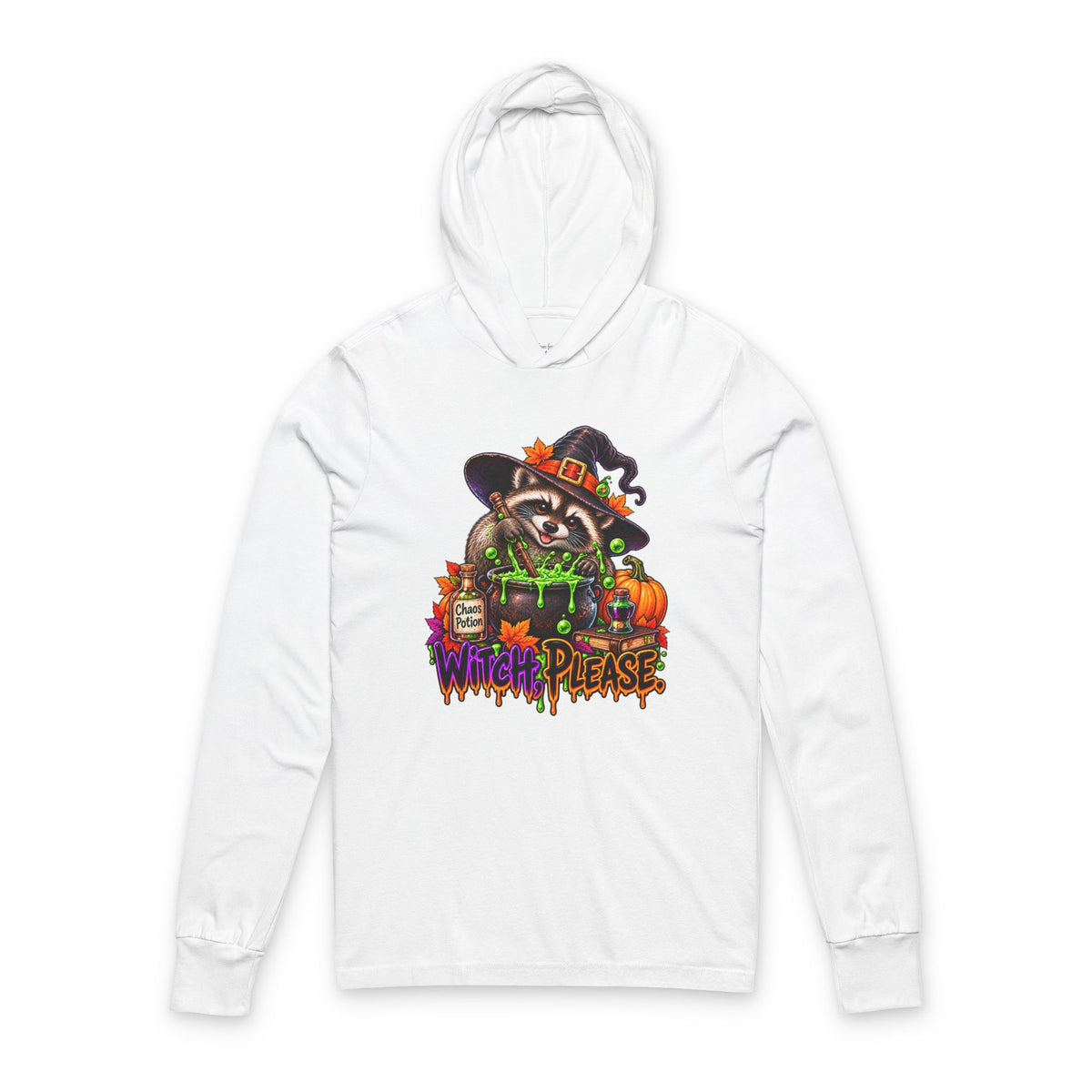 Copy of Scarecrow Raccoon Hooded Long Sleeve Tee