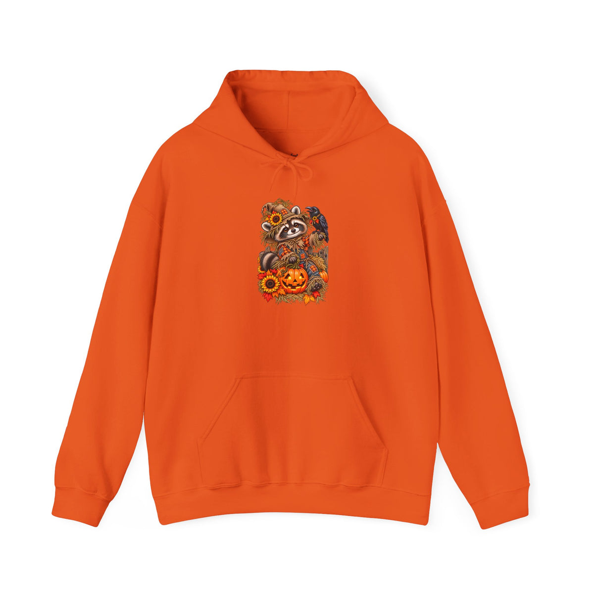 Scarecrow Raccoon Hooded Sweatshirt