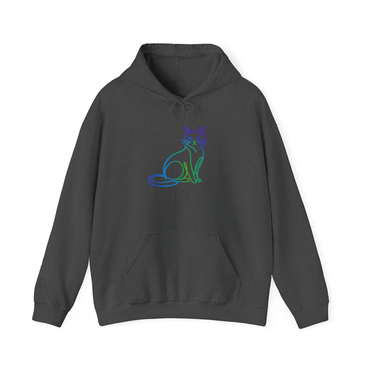 Northern Lights Cat Hooded Sweatshirt
