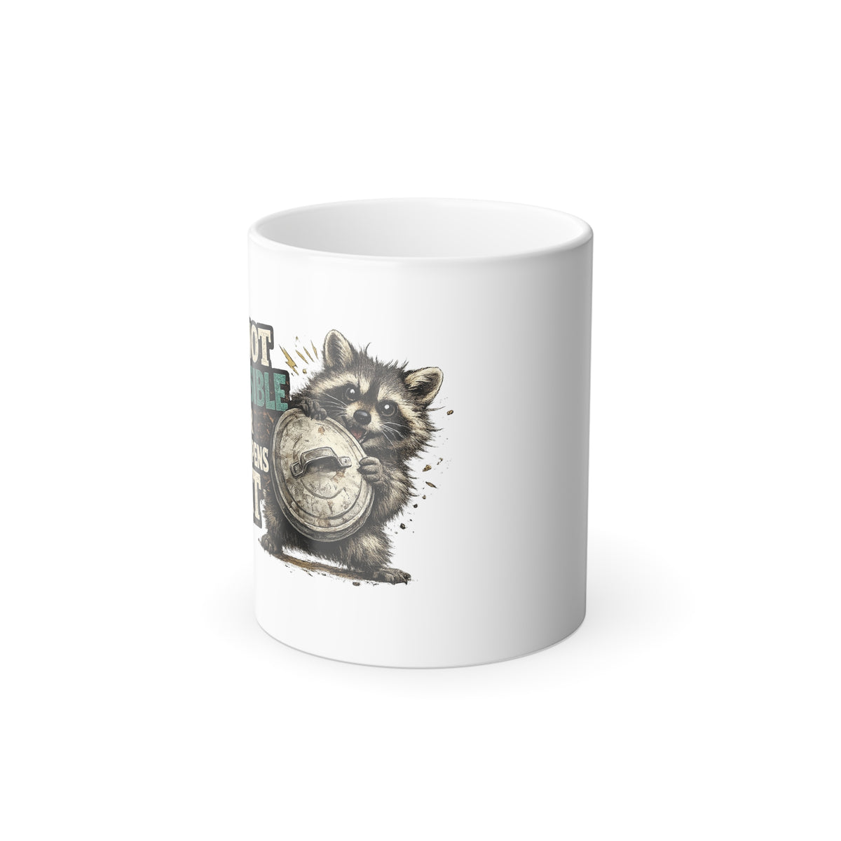 Not Responsible Raccoon Color-Changing Mug  11 oz