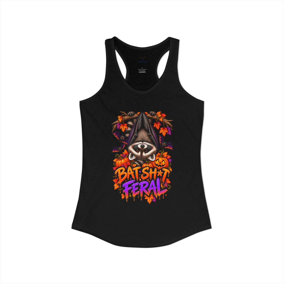 Batty Raccoon Racerback Tank