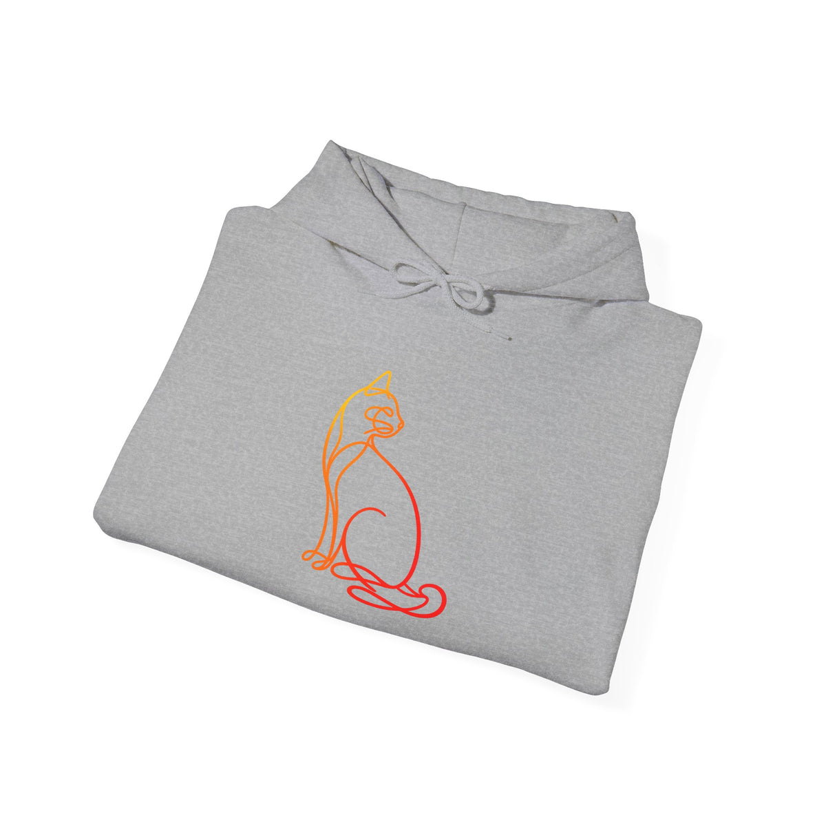 Sunrise Cat Hooded Sweatshirt
