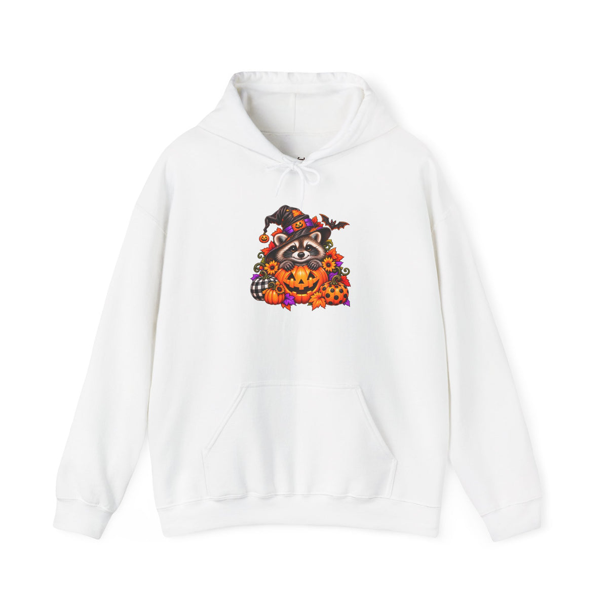 Halloween Raccoon Hooded Sweatshirt