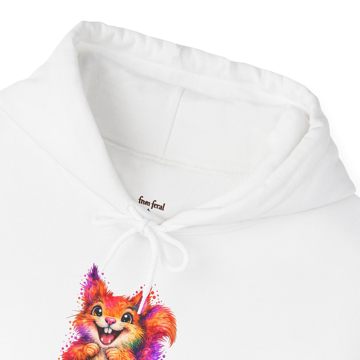 Watercolor Squirrel Hooded Sweatshirt