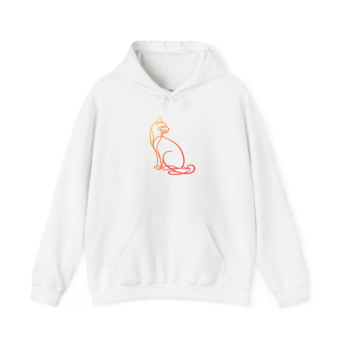 Sunrise Cat Hooded Sweatshirt