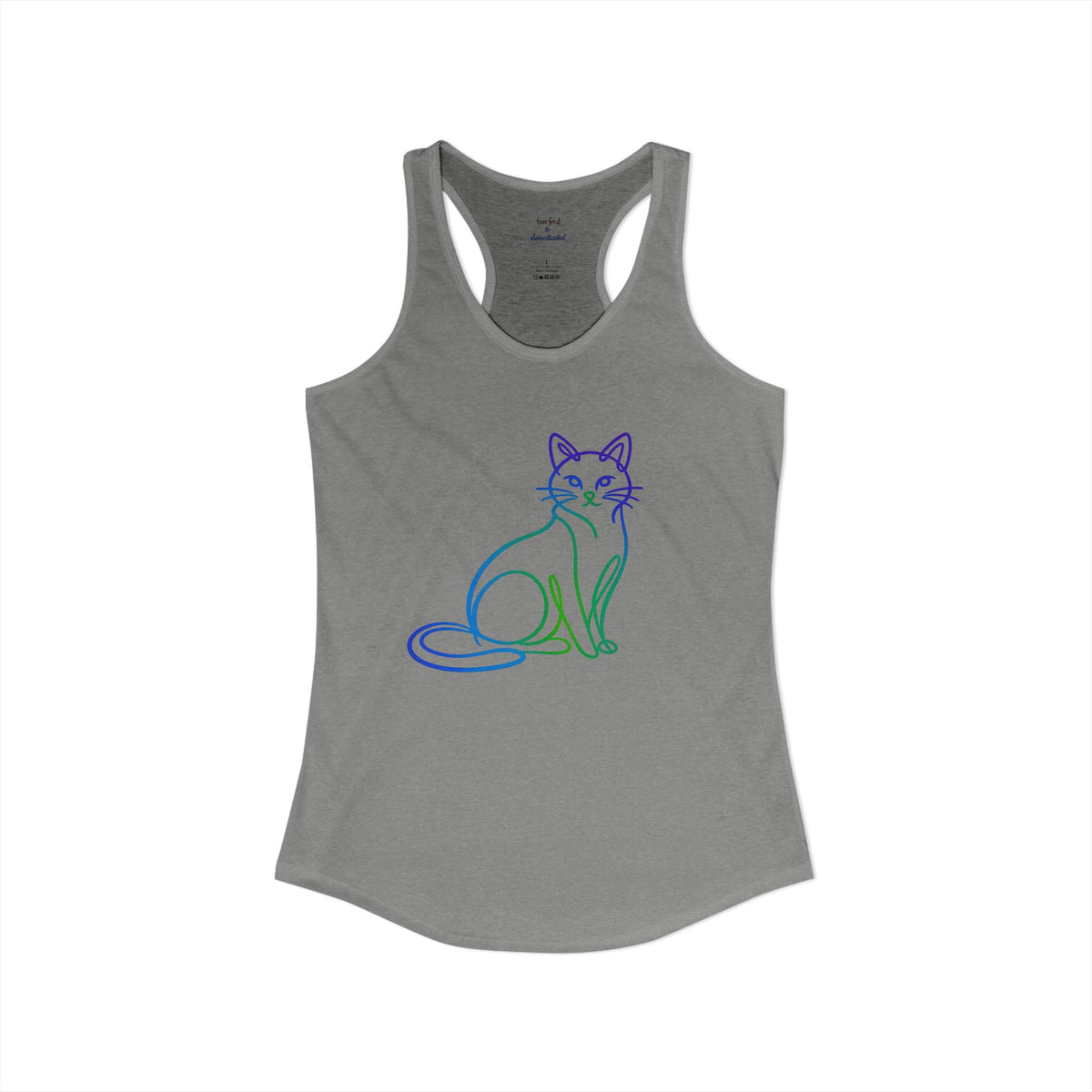 Northern Lights Cat Racerback Tank