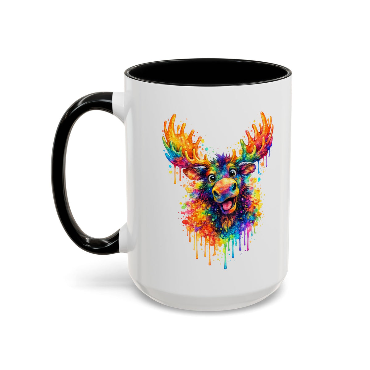 Watercolor Moose Coffee Mug  (11/15oz)