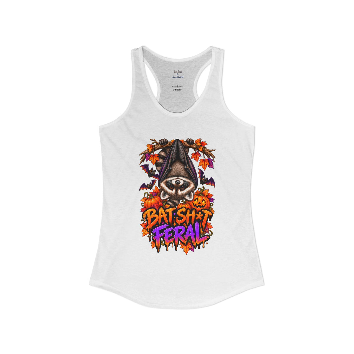 Batty Raccoon Racerback Tank
