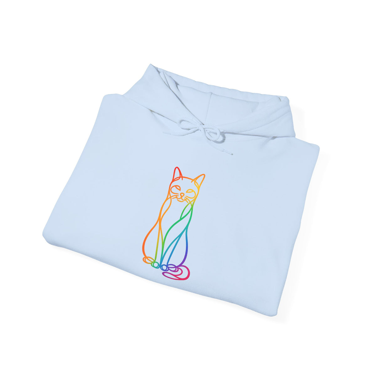 Rainbow Cat Hooded Sweatshirt