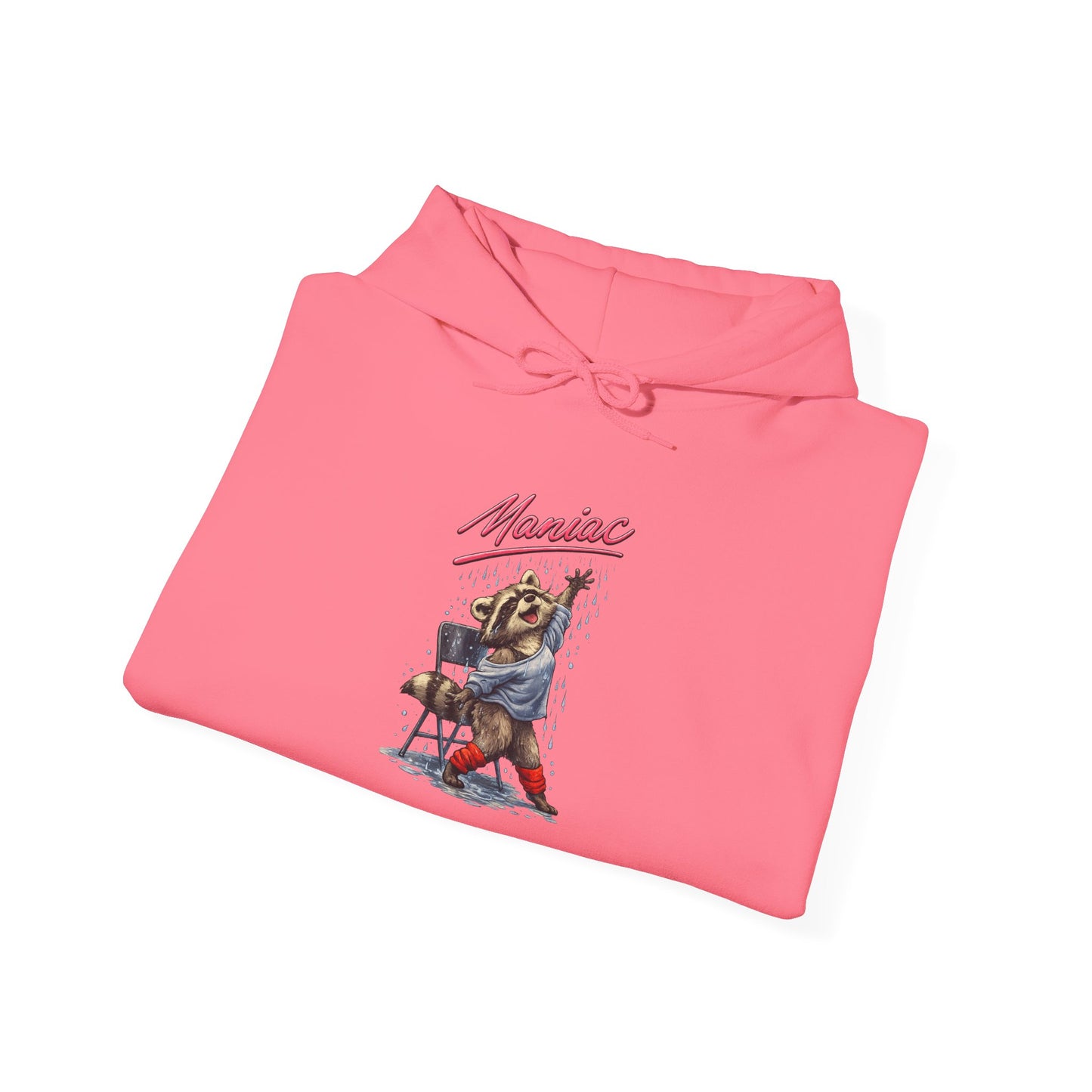 Dancing Raccoon "Maniac" Hooded Sweatshirt