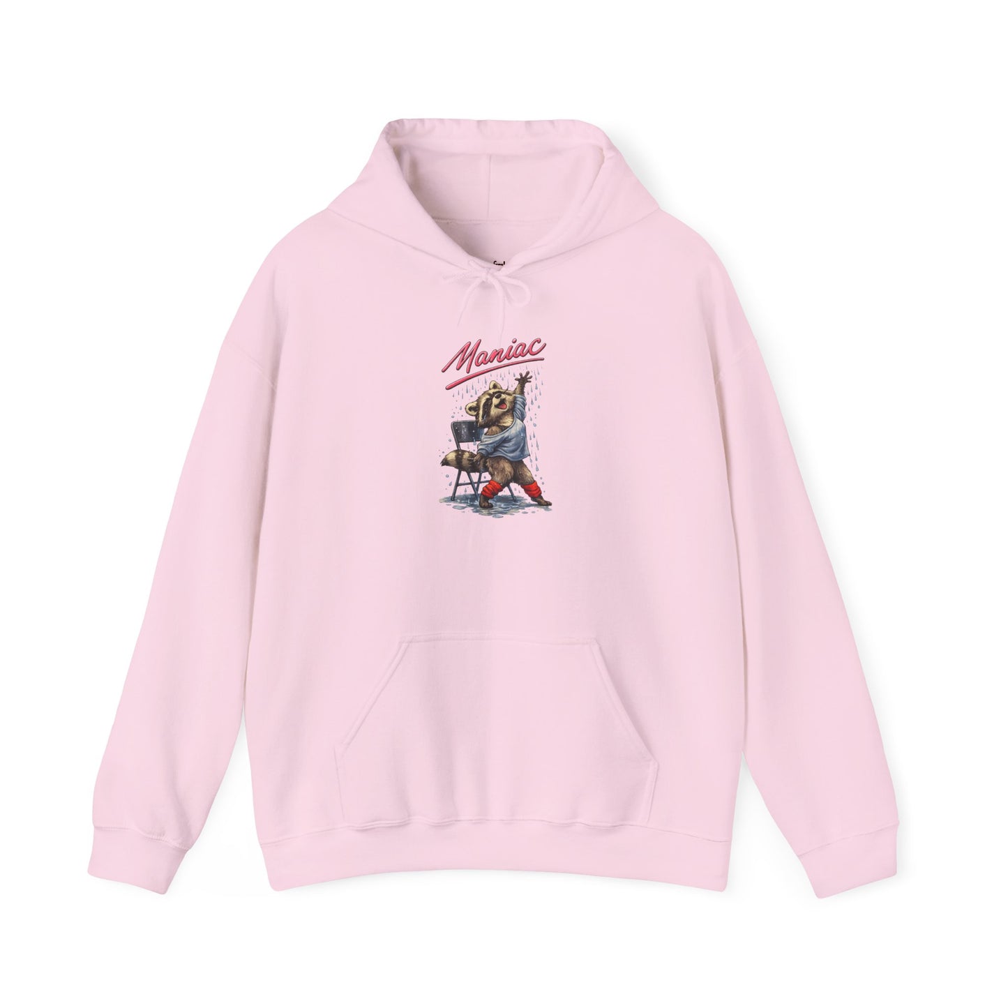Dancing Raccoon "Maniac" Hooded Sweatshirt