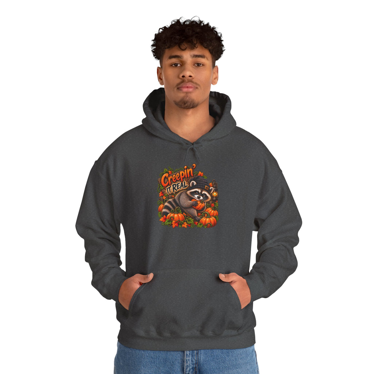 Creepin' Raccoon Hooded Sweatshirt