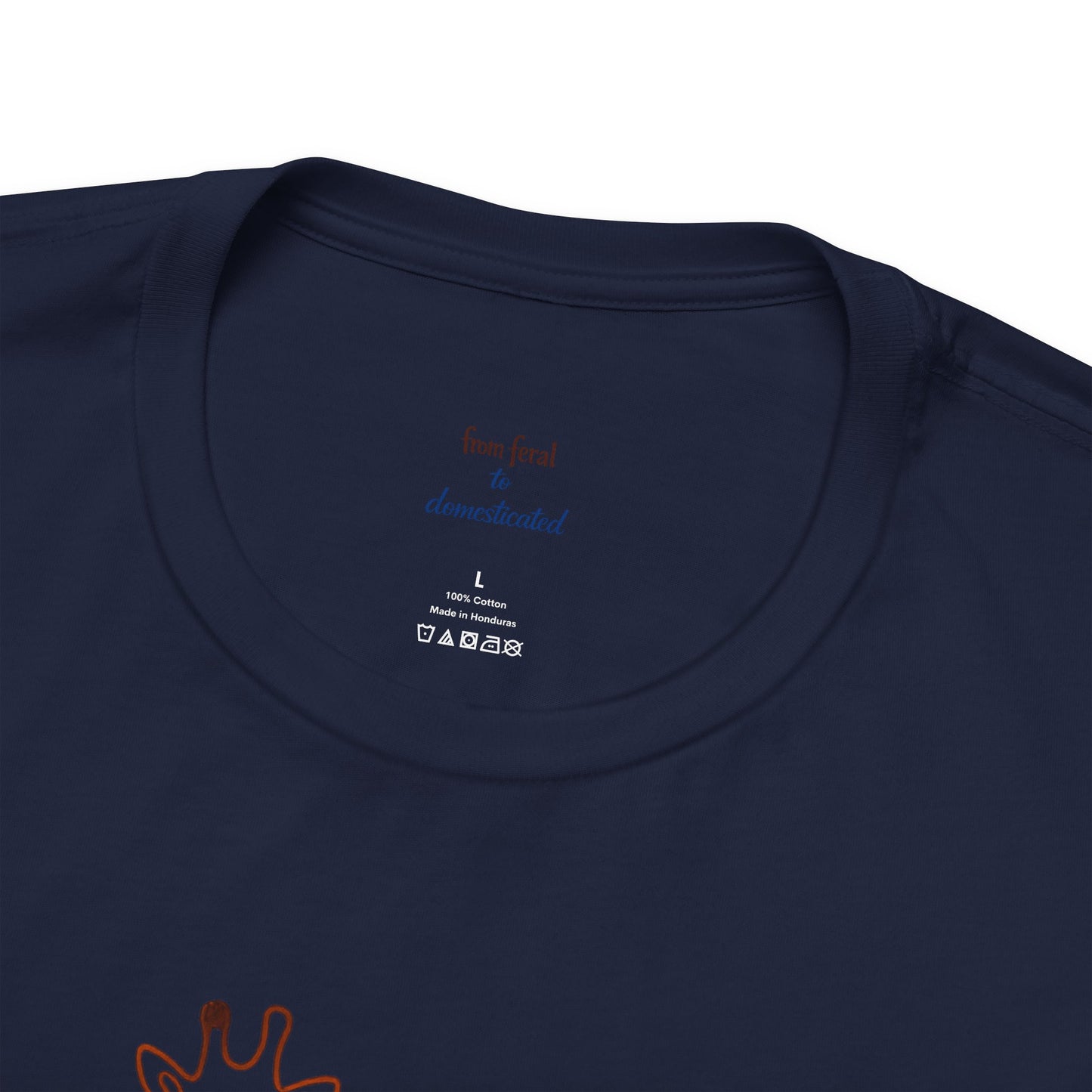 Giraffe Sunset Tee — Minimal Line Art Safari T-Shirt