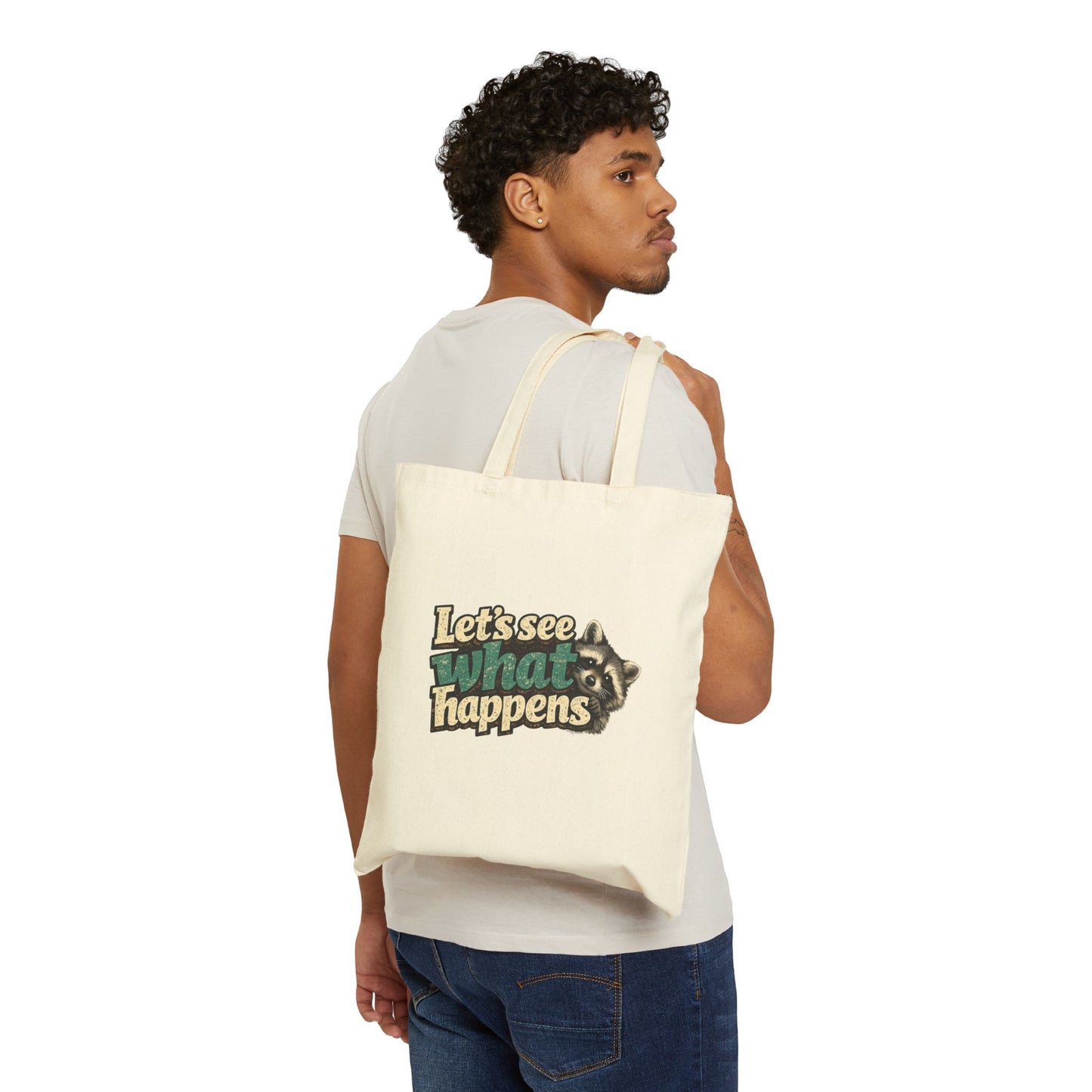 Peek & See Canvas Tote Bag