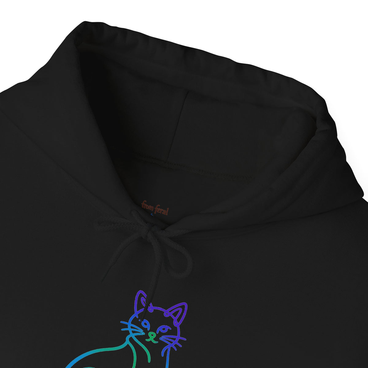 Northern Lights Cat Hooded Sweatshirt