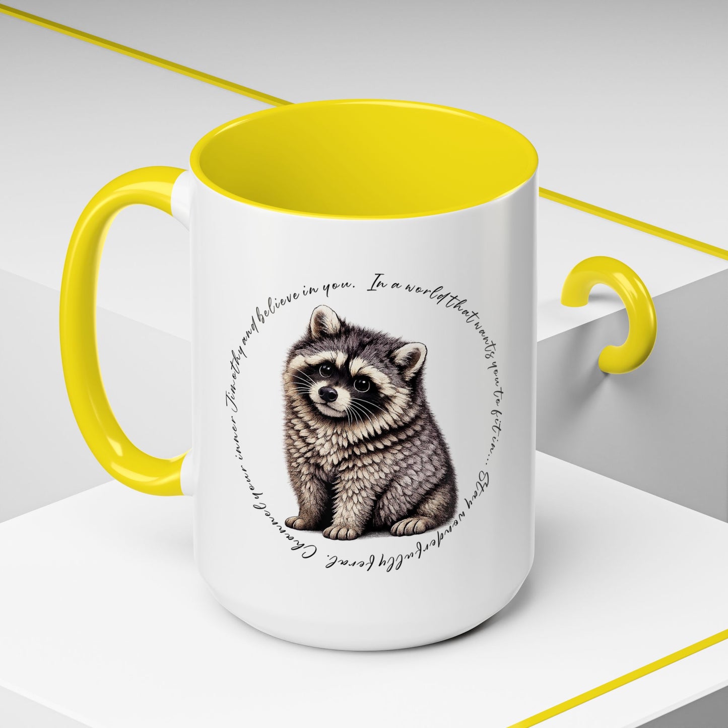 Jimothy The Raccoon Coffee Mug  (11/15oz)