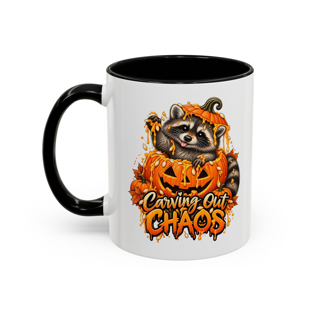 Carving Out Chaos Raccoon Coffee Mug  (11/15oz)